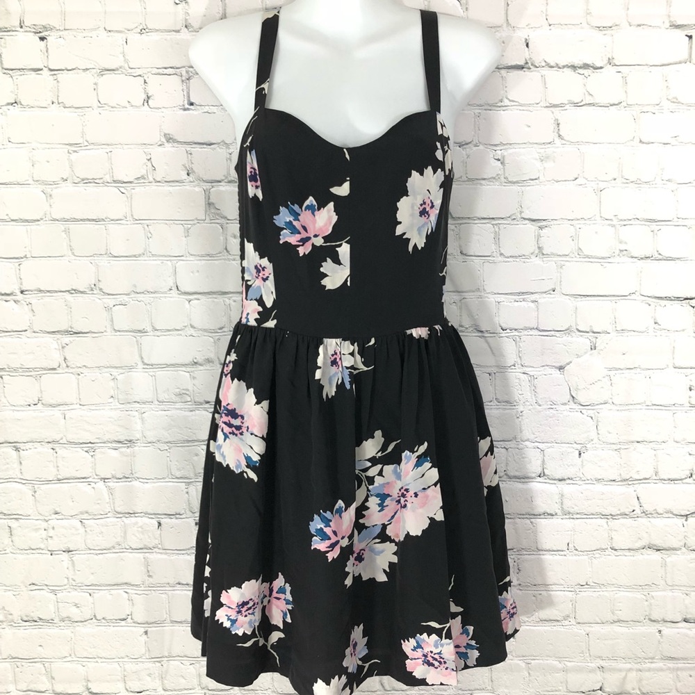 Joie “Lattele” floral silk dress.